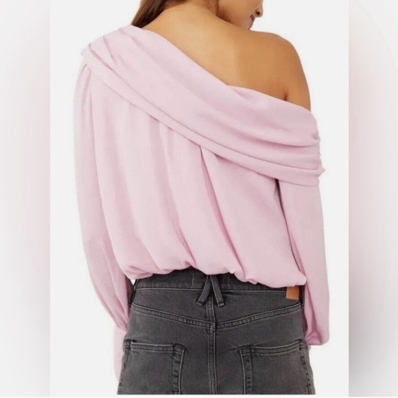 Free People Jenna Off-the-Shoulder Long Sleeve Blouse  - Moonlit Orchid - Picture 2 of 9